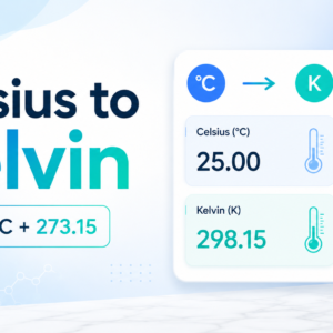 Celsius to Kelvin Converter celsius to kelvin