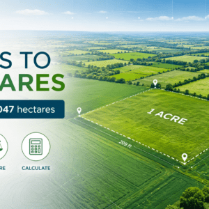 acres to hectares