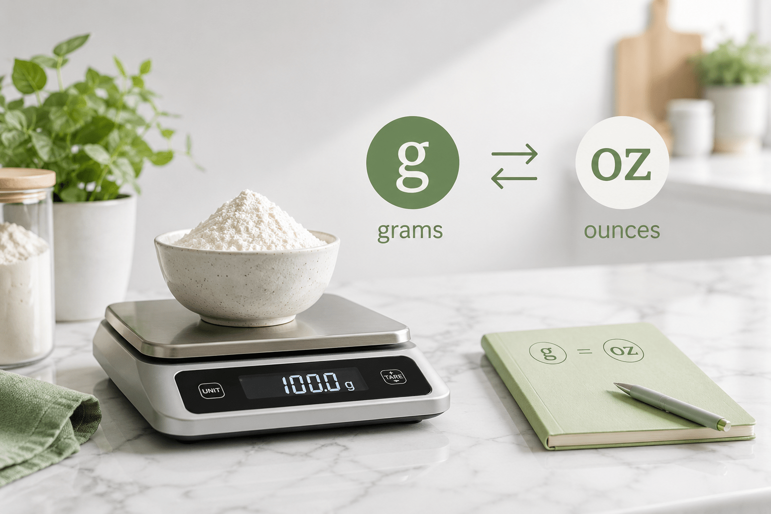 convert grams to ounces