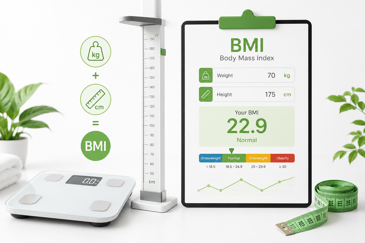 convert kg to bmi