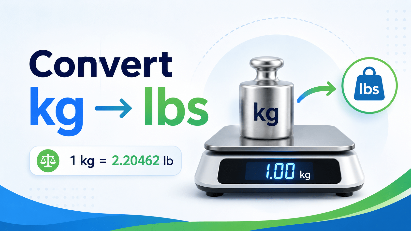 convert kg to lbs