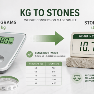 convert kilograms to stones
