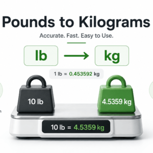 convert lbs to kg