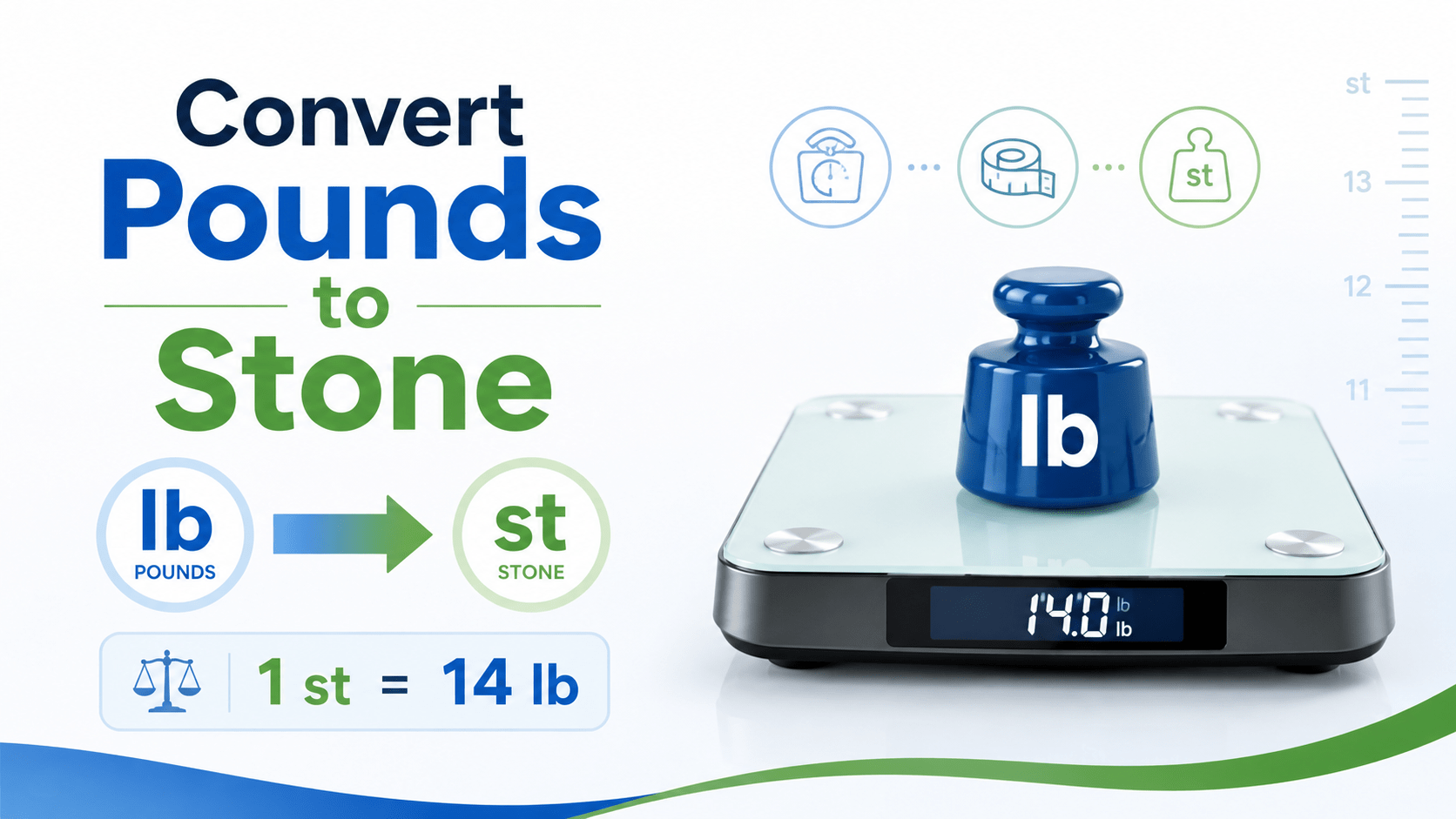 convert pounds to stone