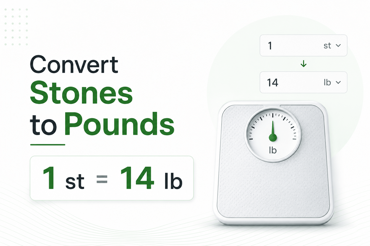 convert stones to pounds