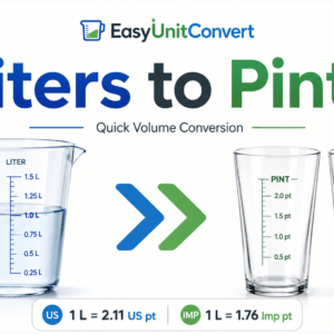 liters to pints