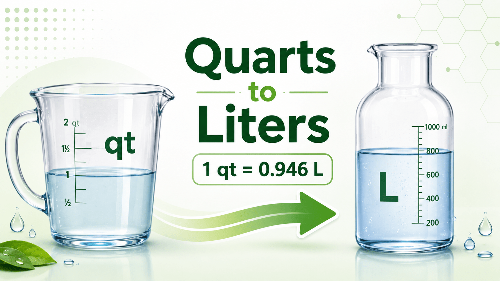 quarts to liters
