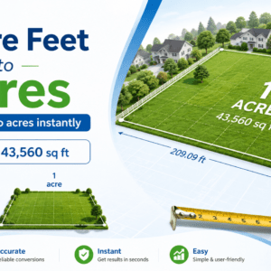 square feet to acres
