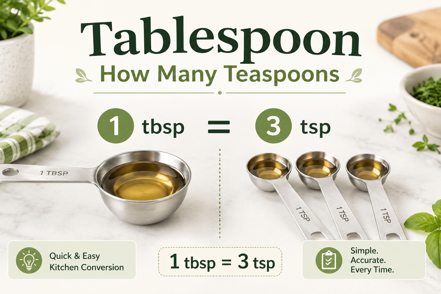 tablespoon how many teaspoons