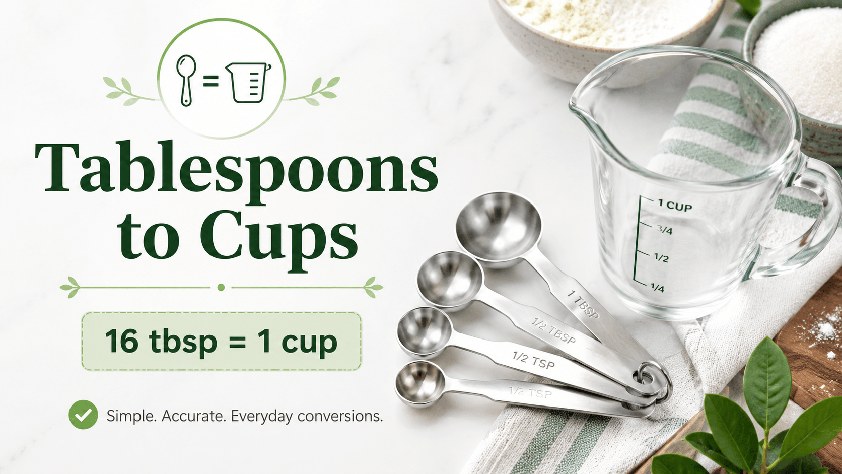 tablespoons to cups