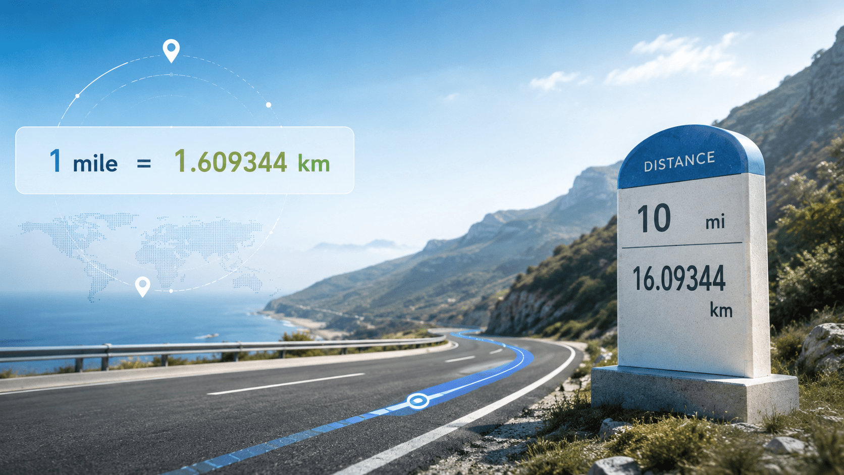 convert miles to kilometers