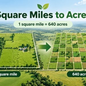 Square Miles to Acres square miles to acres